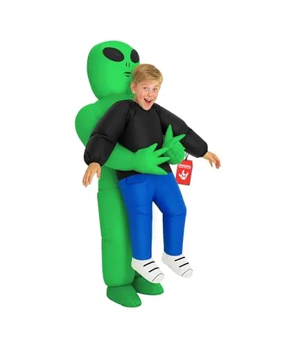 Morph Alien Kostüm Kinder, Karneval Kostüm Alien, Aufblasbares Kostum Kinder, Karneval Kostum Aufblasbar, Faschingskostüme Kind Junge & Mädchen