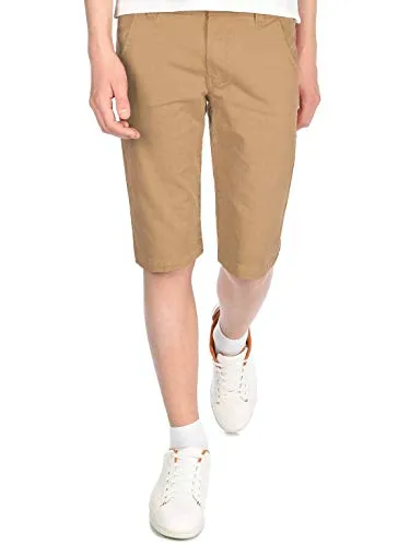 BEZLIT Kinder Kurze-Hose Jungen Chino-Shorts Capri-Shorts Bund Verstellbar Kinder-Shorts 30057 Beige 110