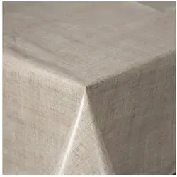 texpot Tischdecke Wachtstuchtischdecke abwischbar Gartentischdecke Wachstuch (1-tlg) beige|braun rechteckig | 130 cm x 220 cm