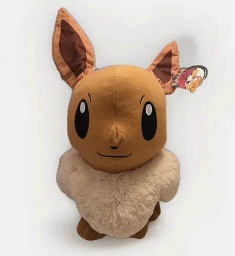 Evoli Plüsch 60cm Kuscheltier - Weich und kuschelig, ideal zum Spielen und Umarmen für Pokémon-Fans ab 4 Jahren