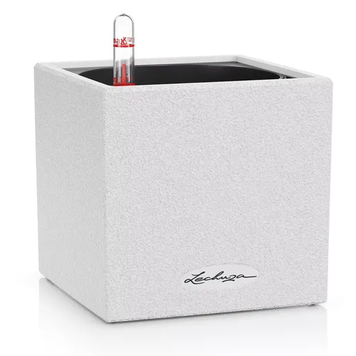 Lechuza Pflanztopf Canto Stone 14 quarzweiß 13477 in weiß von Lechuza