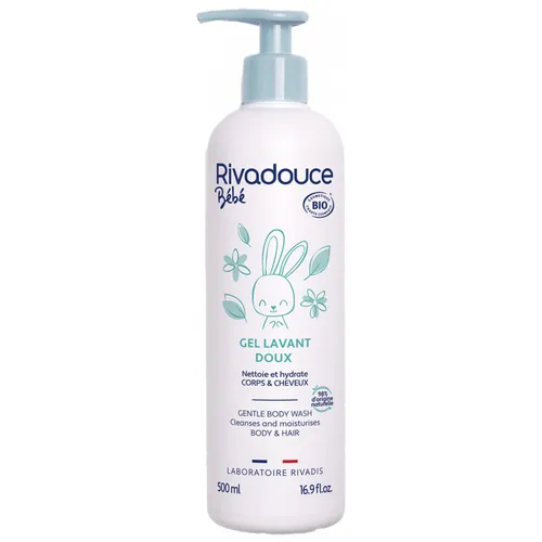 Produktbild Rivadouce Baby Bio-Sanftes Waschgel 500 ml ist ein Körper- und Haargel, das spez