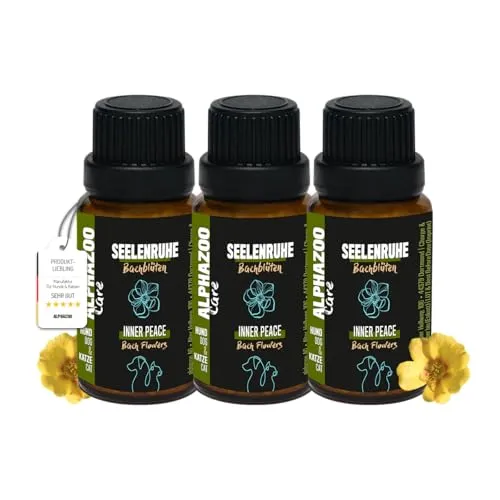 alphazoo Seelenruhe Anti-Stress Globuli für Hunde & Katzen