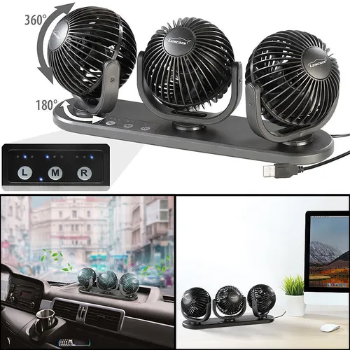 Lescars USB Ventilator Auto
