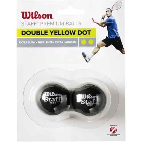 Wilson Staff Squash 2 Ball DBL YE DOT von Wilson