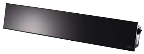 Burda Infrarotheizstrahler RELAX GLASS IRA IP65 2200 Watt - Heizstrahler mit elegantem schwarzem Gehäuse, ideal für den Außenbereich, wetterfest und leistungsstark für sofortige Wärme.