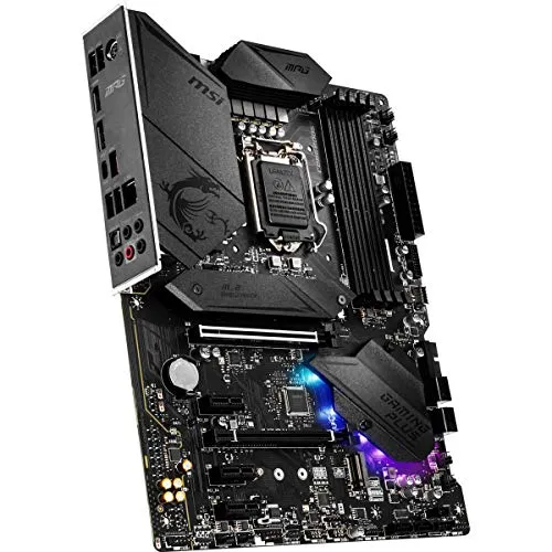 Produktbild MSI MPG Z490 Gaming Plus Motherboard (ATX, Intel Core, LGA 1200 Socket, DDR4, CF, Dual M.2 Slots, USB 3.2 Gen 2, 2.5G LAN, DP/HDMI, Mystic Light RGB)