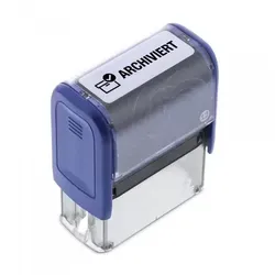 Lagertext Stempel Archiviert (Dormy Imprint 11) von Trodat