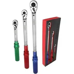 Drehmomentschlüssel 3teilig 1/4 3/8 1/2 Drehmomentschlüssel Set