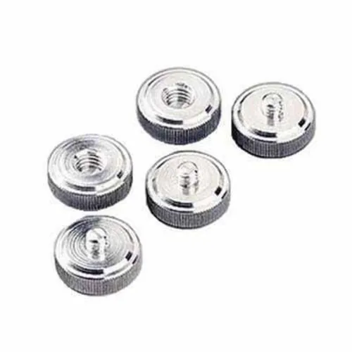 Hama Wechselteller Zapfen A 1/4 > Bohrung B 3/8 - 5 Stk. - Stativköpfe, ideal für flexible Kamera- und Camcordermontage mit robustem Gewinde für sicheren Halt.