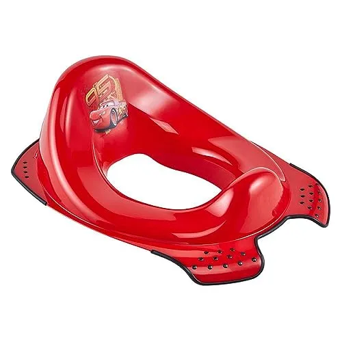 keeeper Disney Cars Kinder-Toilettensitz, Ab ca. 18 Monate bis ca. 4 Jahre, Anti-Rutsch-Funktion, Ewa, Kirsch-Rot, Paw Patrol