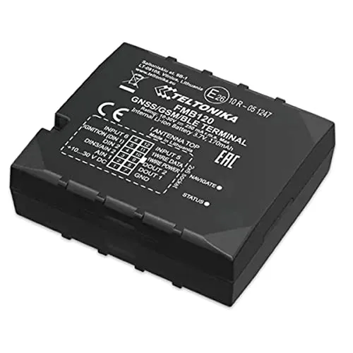FMB120 - GNSS/GSM/Bluetooth Tracker - Dashcam mit präziser Standortverfolgung durch GNSS und GSM, ideal für Flottenmanagement und Sicherheit.