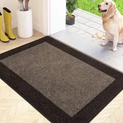 Schmutzfangmatte Innen 60x90cm rutschfeste Fußmatte waschbar