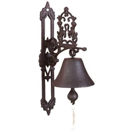 Türglocke Gusseisen Antik Design Zeitlos rostbraun Wandglocke Haustür Glocke
