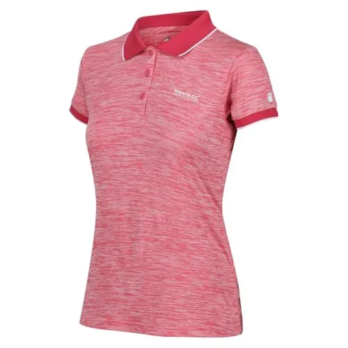Regatta Remex Damen Funktions-Poloshirt Farbe Berry, Größe 50