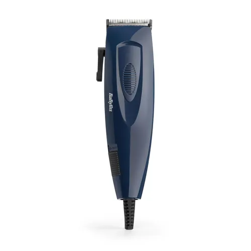 Cortapelo Babyliss E695e Cable - Haarscherer mit breiten Klingen aus rostfreiem Edelstahl, 8 Scherführungen für individuelle Längen und seitlichem Einstellhebel