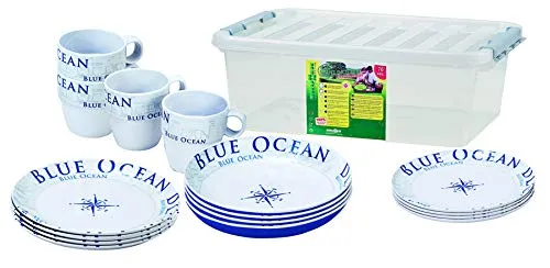 BRUNNER Campingartikel Stack Box Blue Ocean Antislip von Brunner