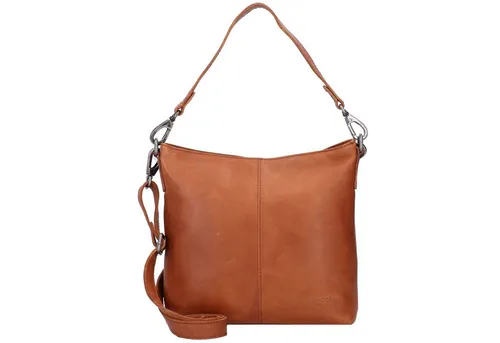 The Chesterfield Brand Jen - Schultertasche Leder 25 cm cognac - Damen-Schultertaschen, elegante Umhängetasche aus hochwertigem Leder mit geräumigem Hauptfach für den täglichen Gebrauch.