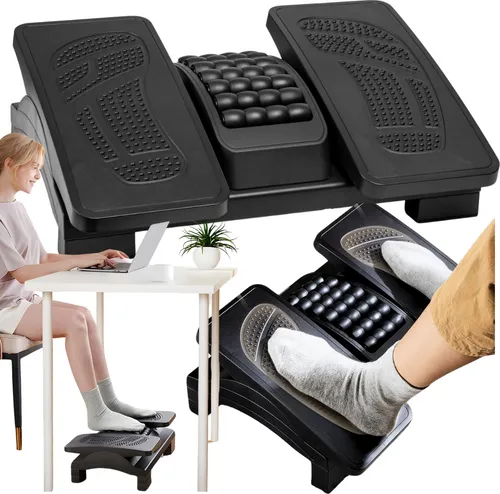 Ergonomische Büro-Fußstütze Becke mit individueller Verstellung