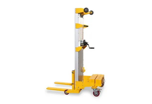 OSWALD Transportgeräte Hochhubwagen Materiallift AML227G mit Gegengewicht 227 kg Tragkraft 1200 mm Hubhöhe, (AML227G), Hubsystem aus Aluminium, Gabelbreite 520 mm
