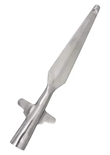 Ulfberth Stumpfe Flügellanzenspitze für Schaukampf Mittelalter LARP Wikinger