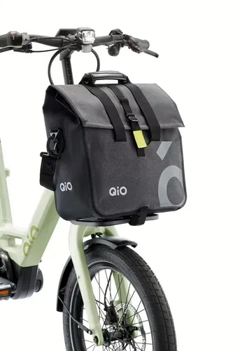Qio Pina Klickfix Fahrrad Front Gepäckträgertasche schwarz von QIO