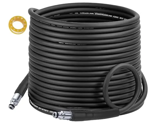 m Hochdruckreiniger-Ersatzschlauch für Bosch AQT Serie Haushalts-Hochdruckreiniger, Bosch Aquatak, Zubehör, Verlängerung, Wasserreinigung, Klick-Stecker, Schnellverbinder, SDS-Armaturen 15