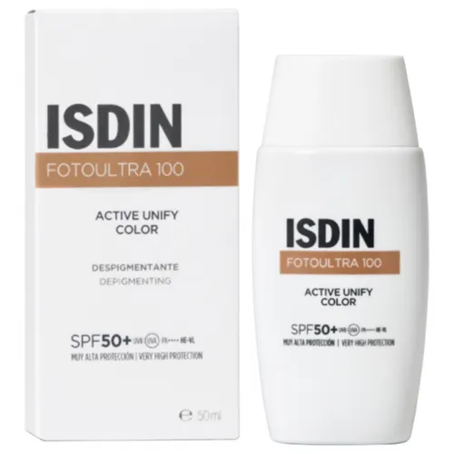 Isdin FotoUltra 100 Active Unify Color Fusion Fluid LSF 50+ 50 ml