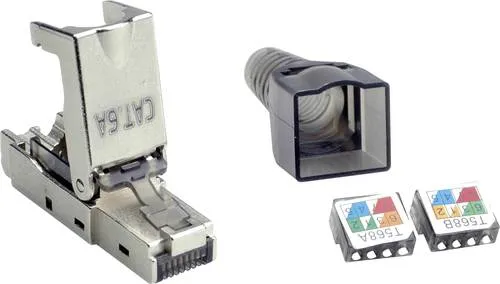 OEM Stecker RJ45 Cat. 6a – Geschirmte, werkzeuglose Montage