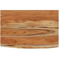 vidaXL Wandregal aus Akazienholz mit Naturkante - Schweberegal aus massivem Akazienholz, ideal für Stauraum und Dekoration. Jedes Regal ist ein Unikat mit rustikaler Naturkante - perfekt für Wohnzimmer, Büro oder Arbeitszimmer.
