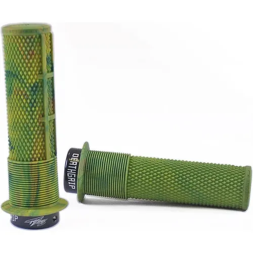 DMR Brendog Death Grip Lock On Lenkergriffe L - Fahrradgriffe mit ergonomischem Design für optimalen Grip und Komfort beim Fahren, ideal für Mountainbikes.