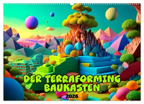 CALVENDO Wandkalender Der Terraforming-Baukasten (Wandkalender 2026 DIN A2 quer), CALVENDO M