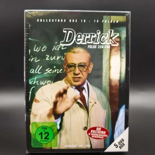 Derrick - Collector's Box 16 [5 DVDs] - Filme, mit 5 spannenden DVDs der Kultserie Derrick, ideal für Sammler und Fans der klassischen Krimiserie.