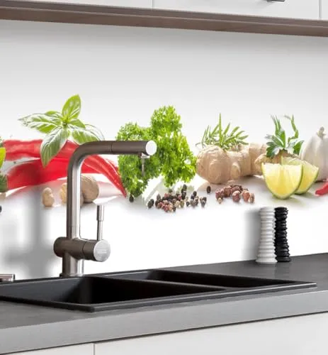 MyMaxxi Küchenrückwand Folie selbstklebend matt in braun von MyMaxxi