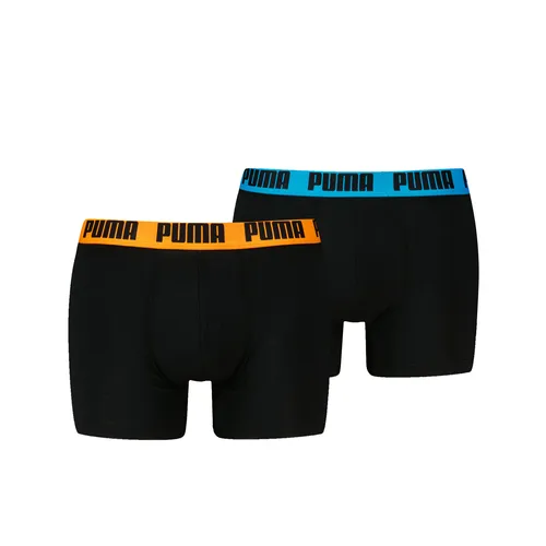 PUMA Herren Boxershorts 2-er Pack Boxer Unterhosen | Gr. XXL | Black Pop