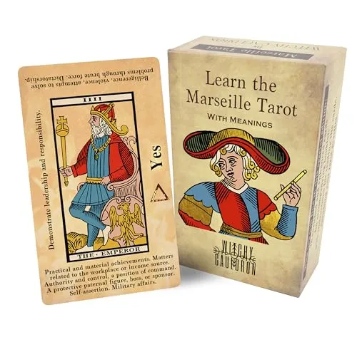 Witchy Cauldron Marseille Tarot-Deck für Anfänger