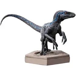 Iron Studios JURASSIC WORLD - Velociraptor Blue B Icons Statue - Action- & Spielfiguren, detailgetreue Nachbildung der ikonischen Velociraptor Blue für Sammler und Jurassic Park Fans.