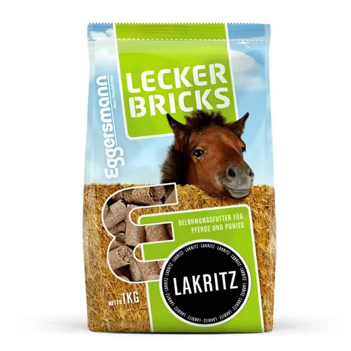 Eggersmann Lecker Bricks Lakritze, 1kg Beutel von Eggersmann