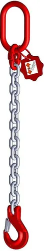 Anschlagkette Güteklasse 8 1-Strang 4,0 m 8 mm ohne Verkürzung verzinkt