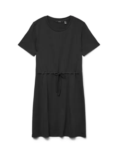 VERO MODA Vmluna Ss Short String Dress JRS Noos