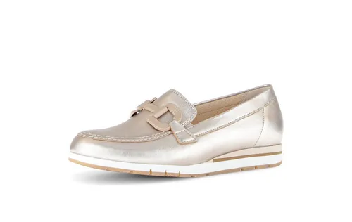 Gabor Damen Klassische Ballerinas in Puder (Uni) - Klassische Ballerinas für Damen, ideal für Business und Freizeit. Mit hochwertigem Lack-Obermaterial und flachem Absatz für angenehmen Tragekomfort. Perfekt für einen stilvollen Auftritt.