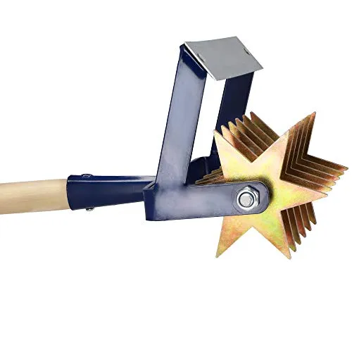 KADAX Sternfräse mit Jätemesser und Holzstiel