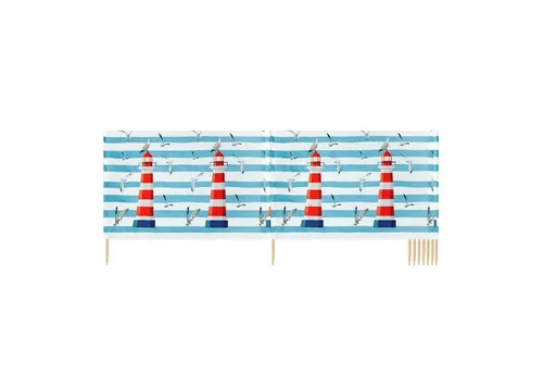 Ladeheid Windschutz Strand Sichtschutz 12m LAEX001 von Ladeheid