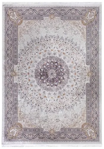 Mazovia Orientalischer Vintage Teppich - Kurzflor Waschbar - Beige Creme 80 x 150 cm - Dieser stilvolle Teppich kombiniert klassischen orientalischen Charme mit praktischen Eigenschaften. Waschmaschinengeeignet und rutschfest, ist er ideal für stark frequentierte Bereiche und sorgt für Wärme in jedem Raum.