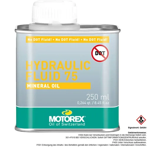 MOTOREX Mineralöl HYDRAULIC FLUID 75 Dose 1x 250 ml Fahrrad Bremse Kupplung NEU