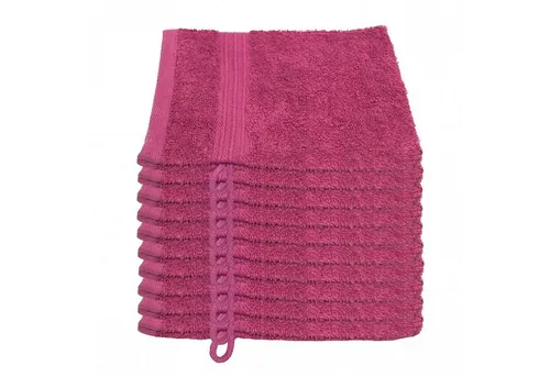 Julie Julsen Waschhandschuh 10-Waschhandschuh-Pink-Waschhandschuh 15 x 21 cm, (10-St)