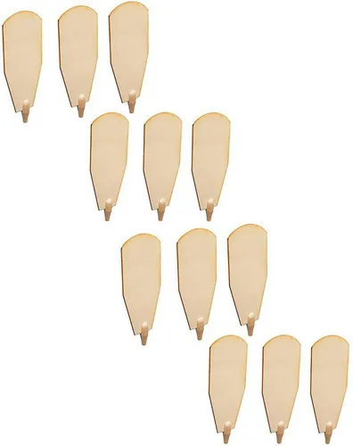 BRUBAKER Weihnachtspyramide Flügelrad Ersatzteile - 12 Flügel für 45 cm/60 cm Pyramiden - Ersatzteil-Set mit 12 Flügeln für BRUBAKER Weihnachtspyramiden, gefertigt aus Holz in naturfarben. Ideal für eine einfache Reparatur und Erneuerung Ihrer Pyramide.