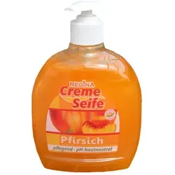Reinex Regina Cremeseife mit Duft, 500 ml Spenderflasche Pfirsich