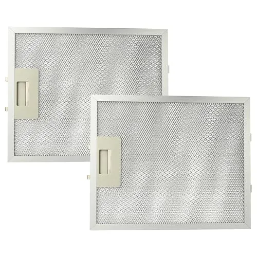 vhbw 2x Filter Metallfettfilter kompatibel mit AEG HC 5690 M Dunstabzugshaube - 27,7 x 23 x 0,9 cm, Metall