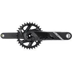 Truvativ Descendant Eagle DUB Kurbelgarnitur 175mm - Kurbeln & Kurbelgarnituren, besonders leicht und robust dank Carbon, ideal für anspruchsvolle Mountainbiker